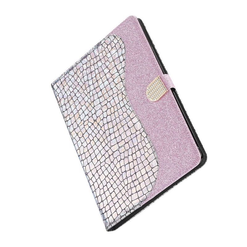 Flipové Pouzdro Na Samsung Galaxy Tab S6 Flitry S Efektem Glamour Croc