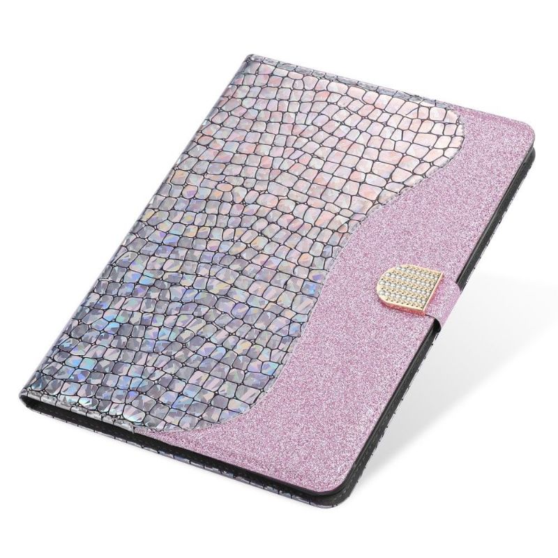 Flipové Pouzdro Na Samsung Galaxy Tab S6 Flitry S Efektem Glamour Croc