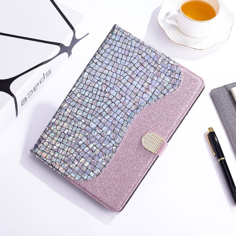 Flipové Pouzdro Na Samsung Galaxy Tab S6 Flitry S Efektem Glamour Croc