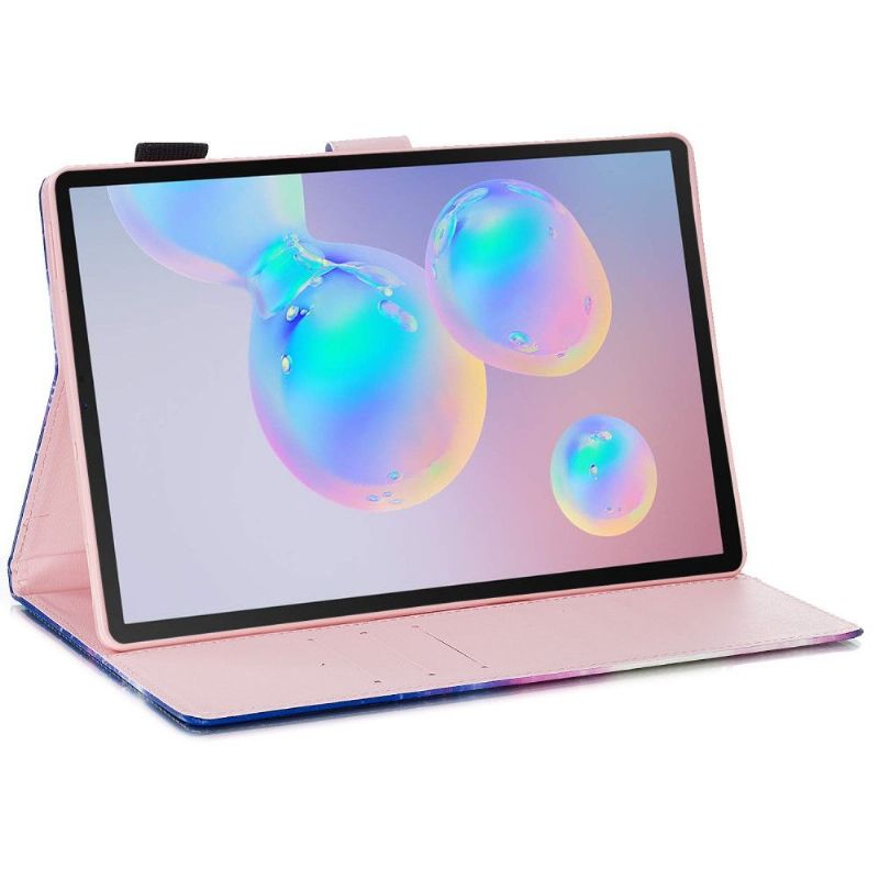Kožené Pouzdro Folio Na Samsung Galaxy Tab S6 Snící Panda