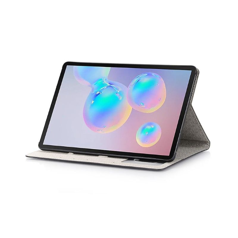 Kožené Pouzdro Na Samsung Galaxy Tab S6 Umělá Kůže S Efektem Croc