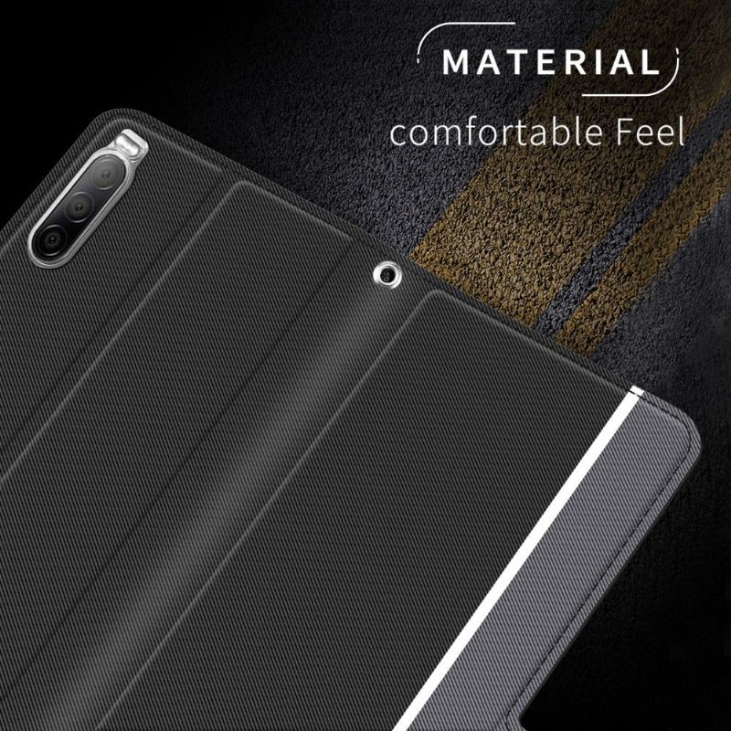 Flipové Pouzdro Na Sony Xperia 10 II Kůže Ve Stylu Victoria