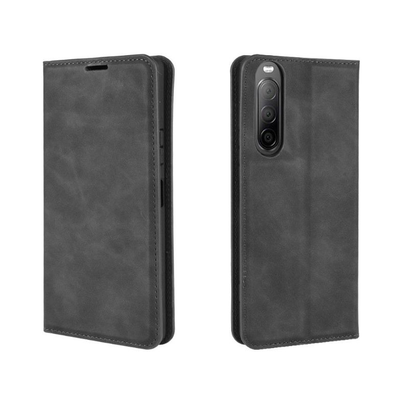 Flipové Pouzdro Na Sony Xperia 10 II Obchodní Retro