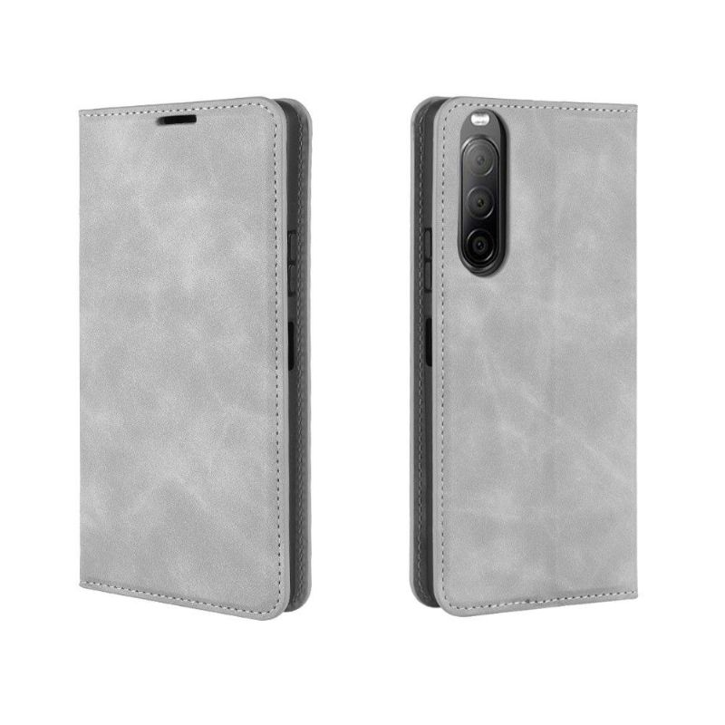 Flipové Pouzdro Na Sony Xperia 10 II Obchodní Retro