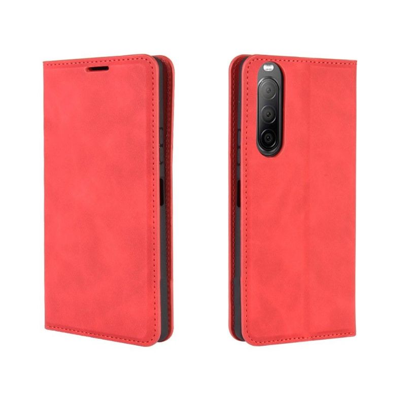 Flipové Pouzdro Na Sony Xperia 10 II Obchodní Retro