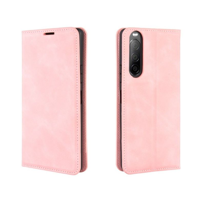 Flipové Pouzdro Na Sony Xperia 10 II Obchodní Retro