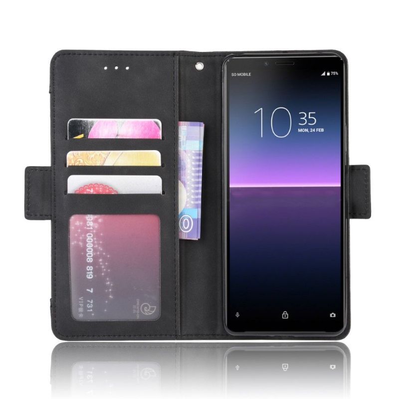 Kožené Pouzdro Na Sony Xperia 10 II Premium S Držitelem Karty