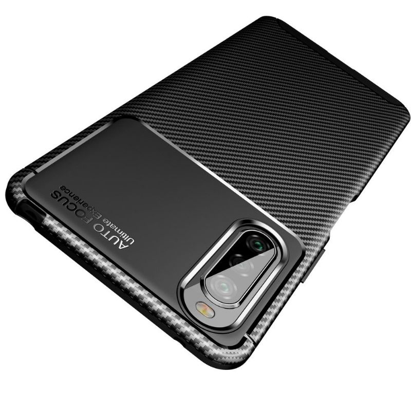 Kryt Na Sony Xperia 10 II Efekt Uhlíkových Vláken