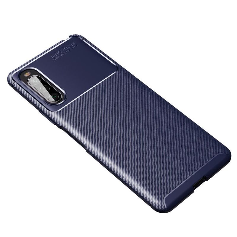 Kryt Na Sony Xperia 10 II Efekt Uhlíkových Vláken