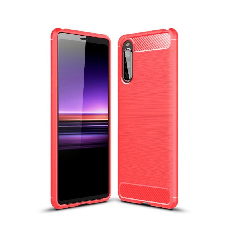 Kryt Na Sony Xperia 10 II Flexibilní Kartáčovaný Efekt Janice