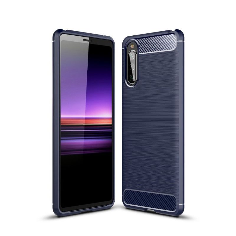 Kryt Na Sony Xperia 10 II Flexibilní Kartáčovaný Efekt Janice